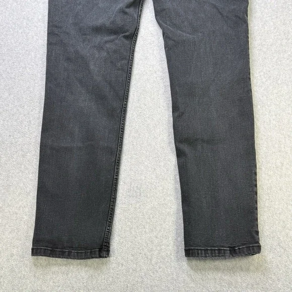 ZARA Y2K Gray Denim Straight Leg‎ Jeans Women's Size 14 - Picture 8 of 8